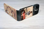 Etui Galaxy S4 mini personnalisé à clapet en cuir