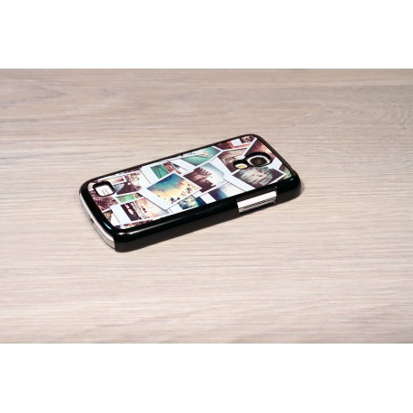 Personalisierte Galaxy S4 Mini-Hülle, schlichte schwarze Seiten