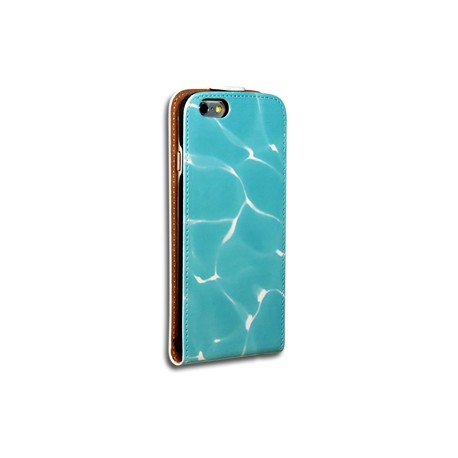 Etui iPhone 6 personnalisé à clapet en cuir
