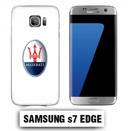 Coque Samsung S7 Edge logo Maserati