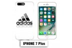Coque iphone PLUS logo Adidas Blanc