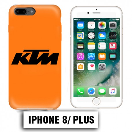 Coque iphone 8 PLUS KTM Orange