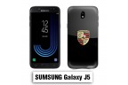Coque Samsung J5 Porshe Logo Noire