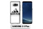 Coque Samsung S8 Plus logo Adidas Blanc