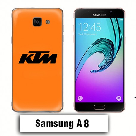 Coque Samsung A8 KTM Orange