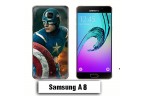 Coque Samsung A8 Captain America Avengers