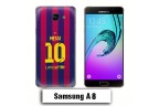 Coque Samsung A8 Messi Barcelone