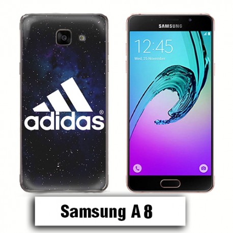 Coque Samsung A8 Adidas Galaci noire