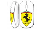 Souris sans fil Ferrari logo Blanc