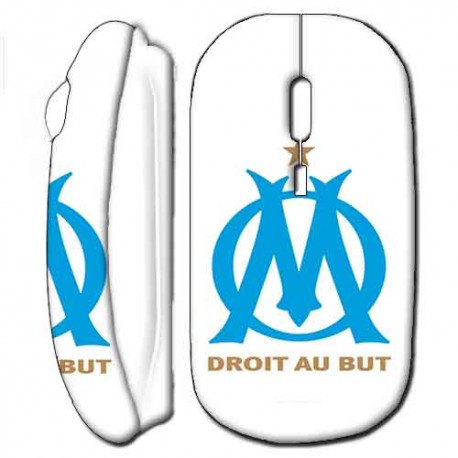 Souris sans Fil OM Olympique de Marseille Blanc