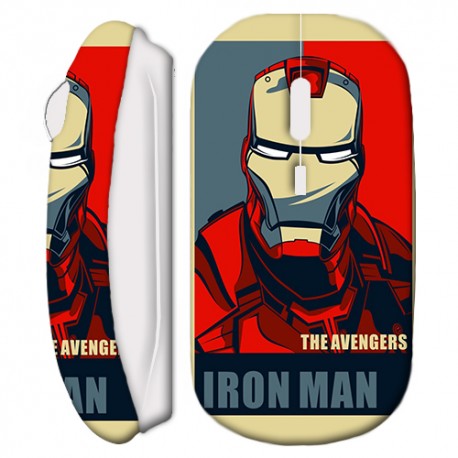 Souris sans fil Iron man The Avengers Blanc