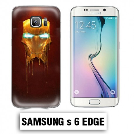 Coque Samsung S6 Edge Iron Man super héro