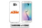 Coque Samsung S6 Edge Logo KTM Blanc