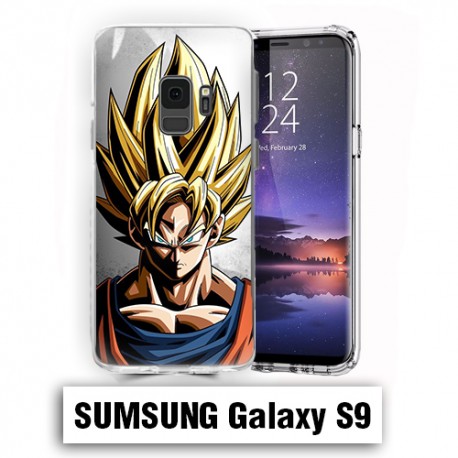 Coque Samsung S9 Sangoku Super Sayen Dragon Ball
