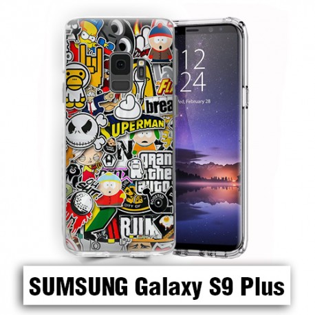 Coque Samsung S9 Plus Superman Cartoon South Park Simsons