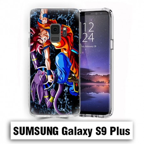 Coque Samsung S9 Plus dragon ball super saiyan
