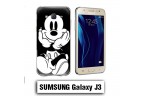Coque Samsung J3 2016 Mickey Disney Noire et Blanc