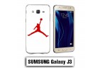 Coque Samsung J3 2016 logo Air Jordan Rouge