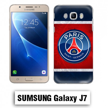 Coque Samsung J7 2016 Paris Saint Germain Nike Maillot Bleu