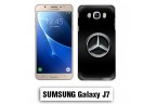 Coque Samsung J7 Logo Mercedes Noire