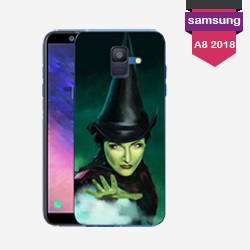 Personalized Samsung Galaxy A8 2018 case with hard sides