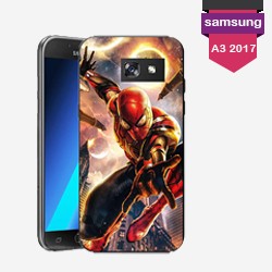 Personalisierte Samsung Galaxy A3 2017 Hülle mit harten Seiten