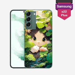 Personalized Samsung Galaxy S22 Plus case with hard sides