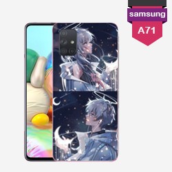 Coque Samsung galaxy A71 personnalisée avec côtés rigides