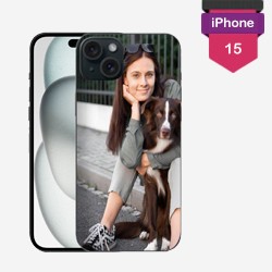 Personalized iPhone 15 case with silicone sides