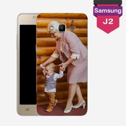 Personalisierte Samsung Galaxy J2 Hülle mit harten Seiten
