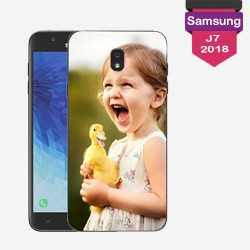 Coque Samsung Galaxy J7 2018 personnalisée avec côtés rigides