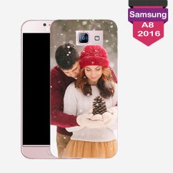 Personalisierte Samsung Galaxy A8 2016 Hülle mit harten Seiten