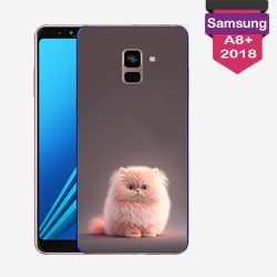 Personalized Samsung Galaxy A8 plus case with hard sides