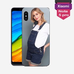 Personalized Xiaomi Redmi Note 5 Pro case with hard sides