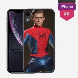 Personalized iPhone XR case with solid rigid sides