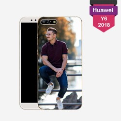 Personalized Huawei Y6 2018 case with hard sides