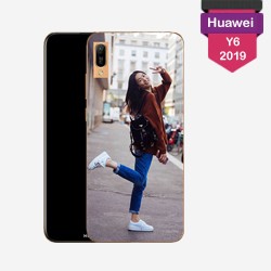 Personalized Huawei Y6 2019 case with hard sides