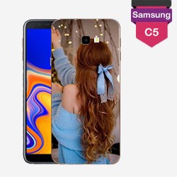 Personalisierte Samsung Galaxy C5 Hülle mit harten Seiten