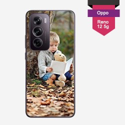 Personalized Oppo Reno 12 5G case with silicon sides