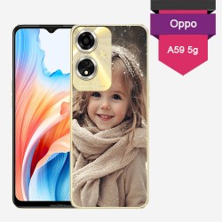 Personalized Oppo A59 5g case with silicone sides