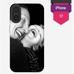Personalized iPhone 17 case with silicone sides