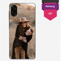 Personalisierte Samsung Galaxy A07 Hülle mit harten Seiten