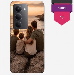 Personalized Xiaomi Redmi 15 case with hard sides